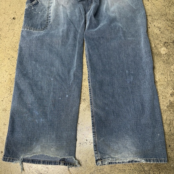 Unionbay flex carpenter jeans thrashed vintage denim size 34 x 32 - Picture 8 of 8